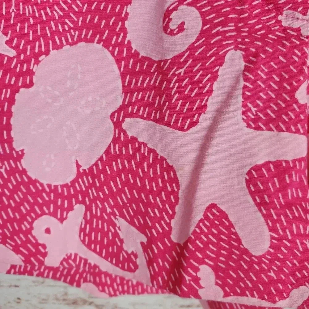 Lilly Pulitzer Womens Size 0 Pink Anchor, Sea Shell, Starfish Print Shorts - Picture 4 of 10